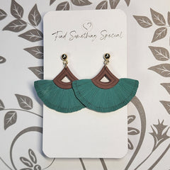 Polymer Clay Earrings - Macrame Style 2